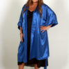 Lisas Lacies Satin 3/4 Length Dressing Gown