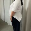 Lisa's Lacies Navy Ribbed Long Skirt