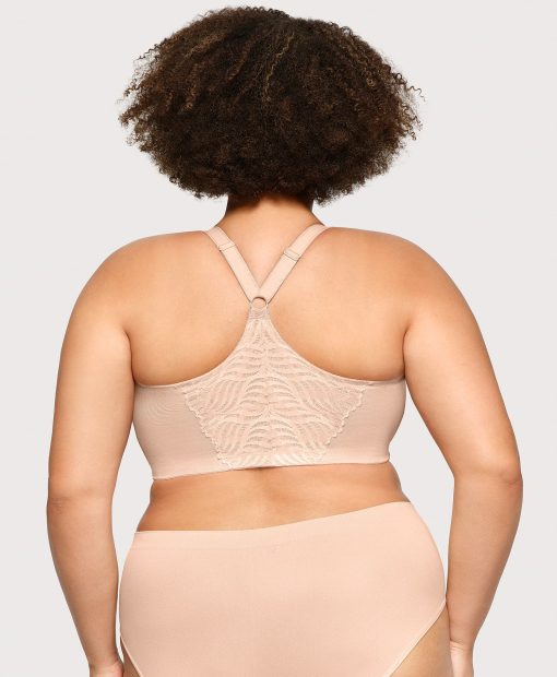 Glamorise Front Closure T-Back WonderWire Bra - 3 Colours - Image 4