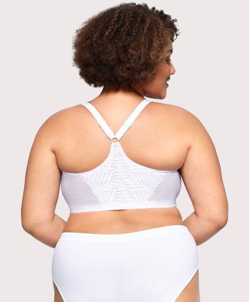 Glamorise Front Closure T-Back WonderWire Bra - 3 Colours - Image 2