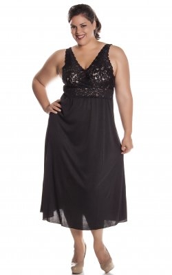 Check out the Gianna Stretch Knit Gown at Lisa's Lacies