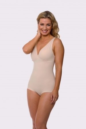 LaSculpte Women's Shapewear Tummy Control Smooth Camisole Tank Top - Nude