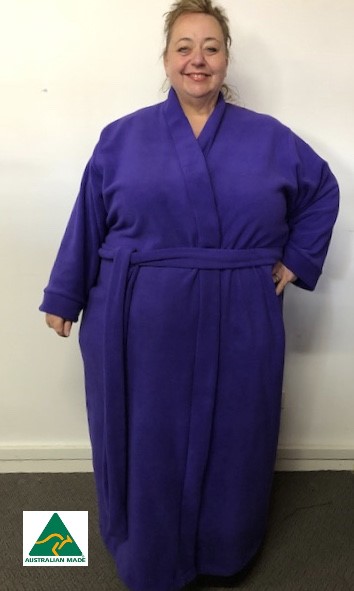 plus size dressing gown australia