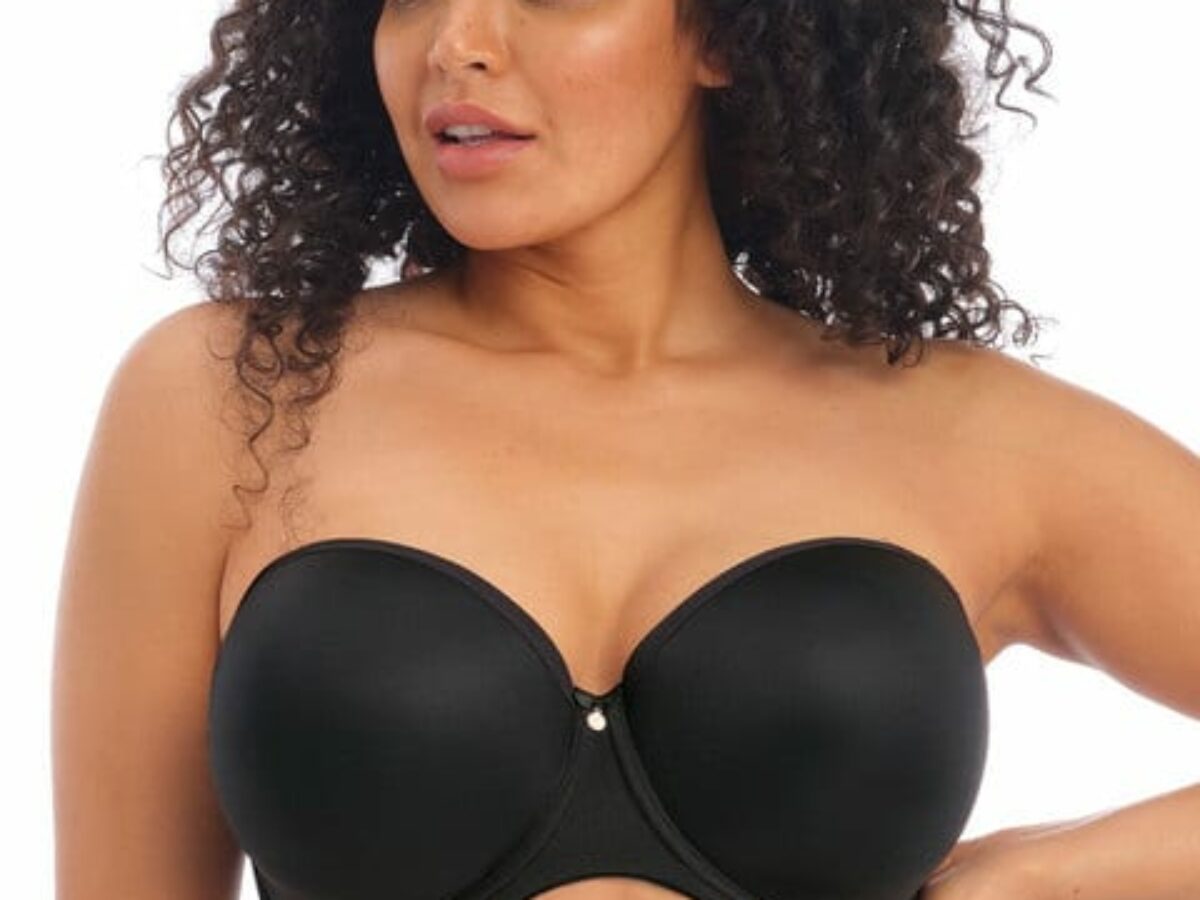 Smooth Underwire Moulded Strapless Bra In Black and Sahara – Liza
