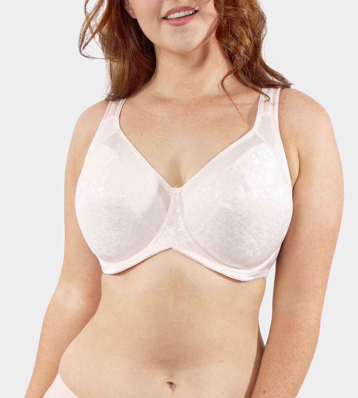 Formfit by Triumph Women's Lace Comfort Bra - White - Size 22DD