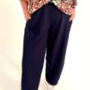 Taneesha Pants with Pockets - Navy