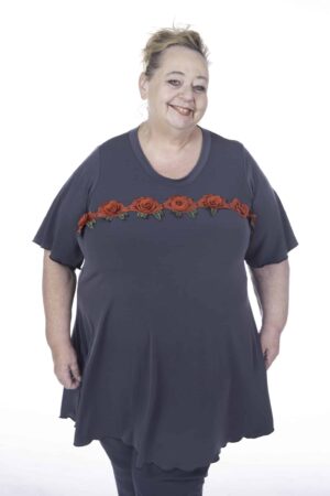 Lisa's Lacies Rosalind Embellished Tunic Top