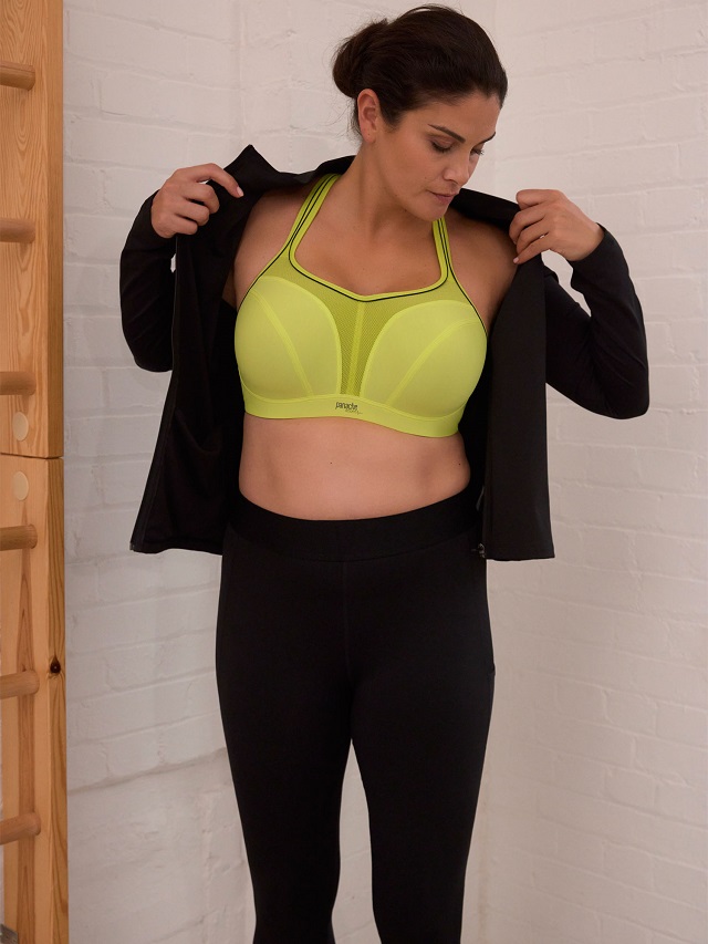 Check out Panache Wired Sports Bra in Lime Zest at Lisa's Lacies