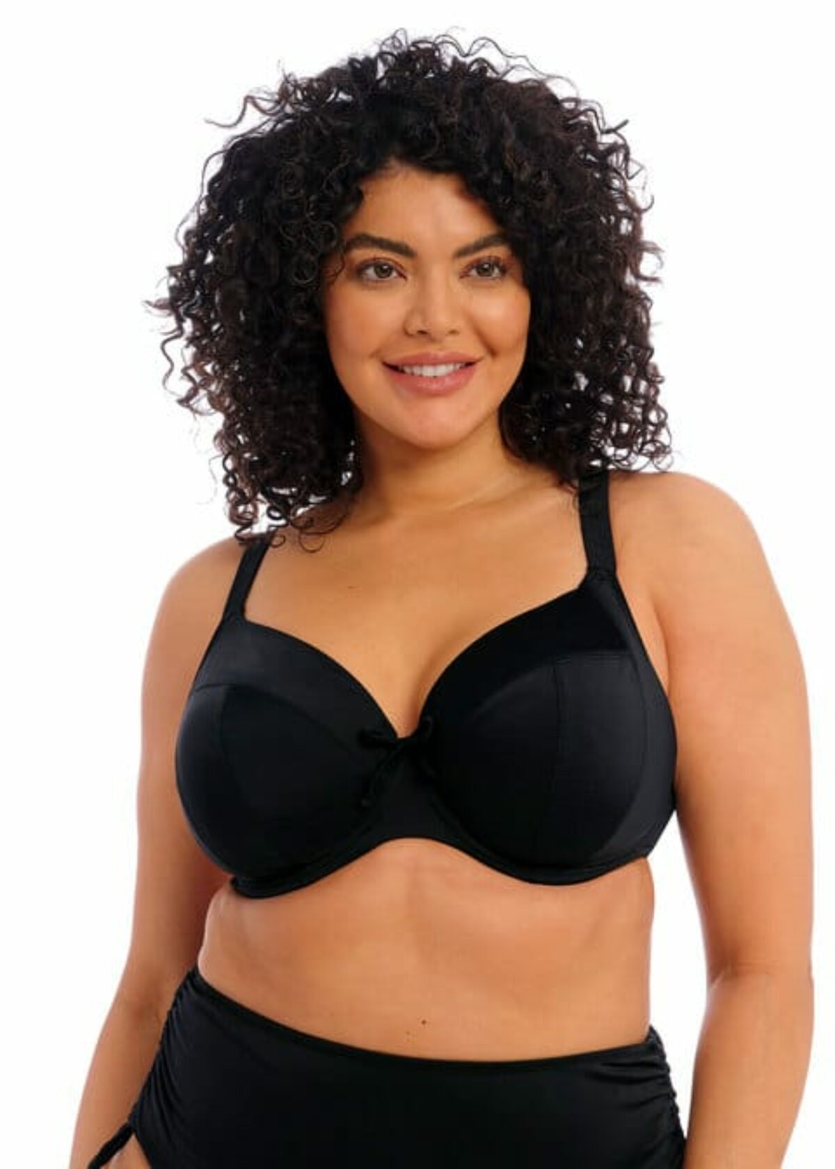 Swim by Elomi - Electroflower Moulded Swimsuit – Black Country Bra Lady