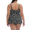 Elomi Plain Sailing Non Wired Moulded Tankini Top - Black Daisy