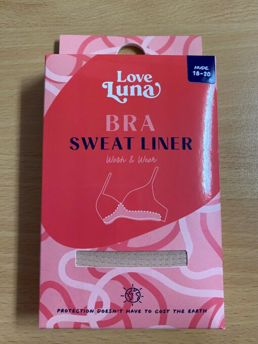 Love Luna Bra Sweat Liner - Black or Nude