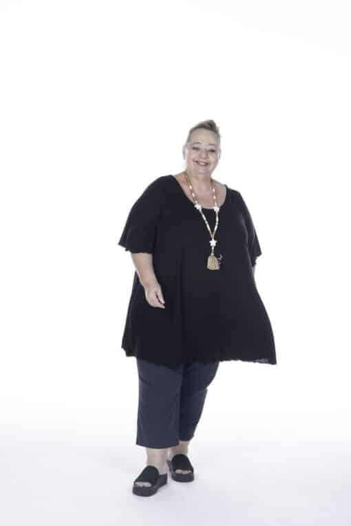 Lisa's Lacies Steffi Swing Tunic - Black