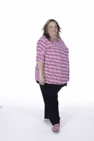 Lisa's Lacies Roza Pleat Front Top