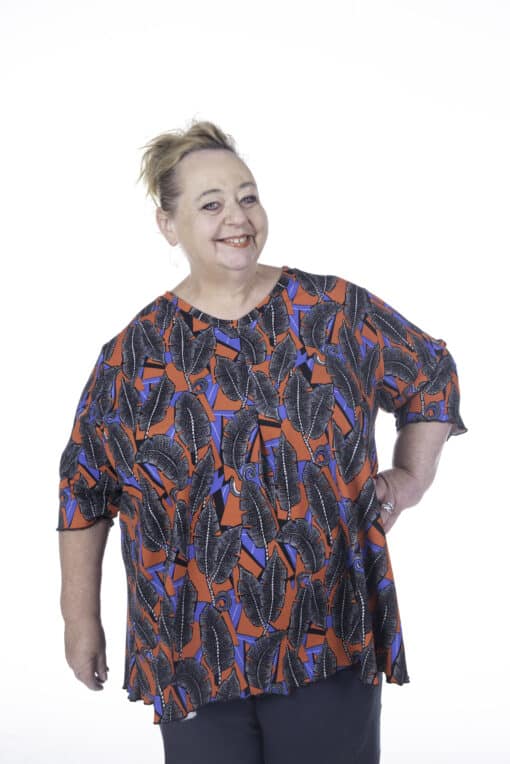 Lisa's Lacies Barbara Pleat Front Top