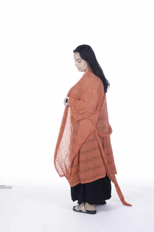 Lisa's Lacies Marigold Net Throwover - Image 3