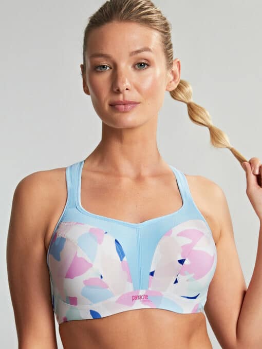 Panache Wired Sports Bra - Abstract Pink