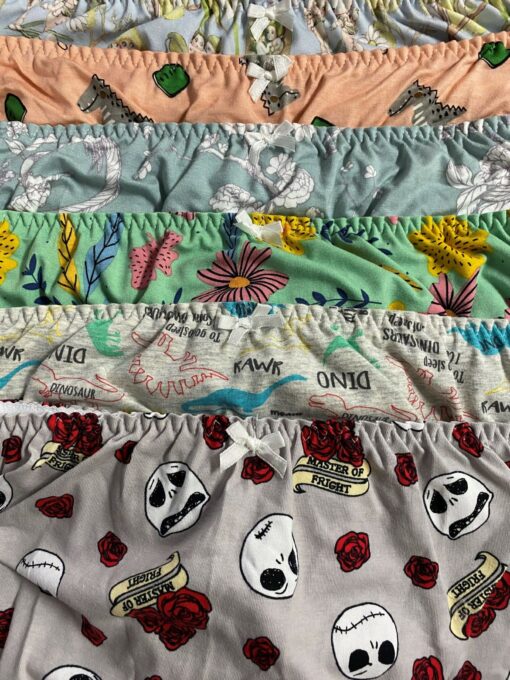 Lisa's Lacies Leisure Print Half Brief 5 Pack