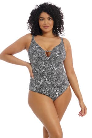 Elomi Pebble Cove Non Wired Swimsuit - Black