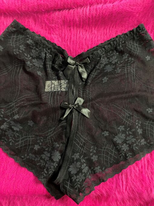 Miranda Crotchless French Lace Knicker