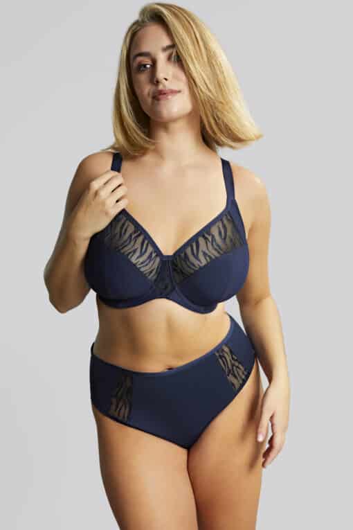 Sculptresse Slexa full cup bra in navy - full cup bra