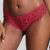 raspberry lacey brazilian briefs by panache