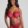 Panache Allure Brazilian Brief - Raspberry - Image 2