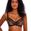 Freya Loveland Plunge Bra - Black Bombshell