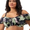 Elomi UW Ruffle Bikini Top - Tropical Retreat - Image 2