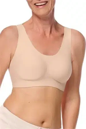 Amoena Linda Wire-free Bra - Sand