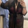 Lisa’s Lacies Jayda Sheer Robe – Elegant Black Lingerie Cover-Up