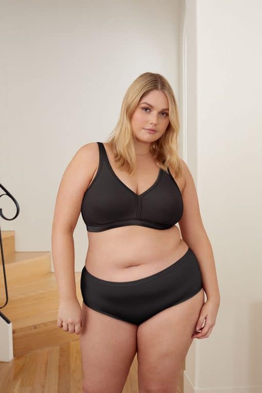 Berlei Full Figure Body Wirefree Bra - Black - Image 2