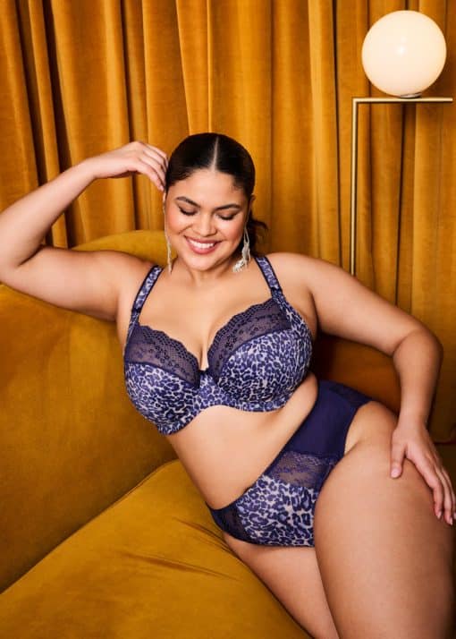 Elomi Lucie UW Plunge Bra - Midnight - Image 3