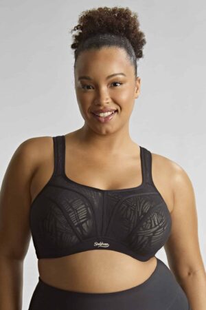 Sculptresse Activate Sports Bra - Black/Chalk