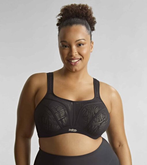 Sculptresse Activate Sports Bra - Black/Chalk