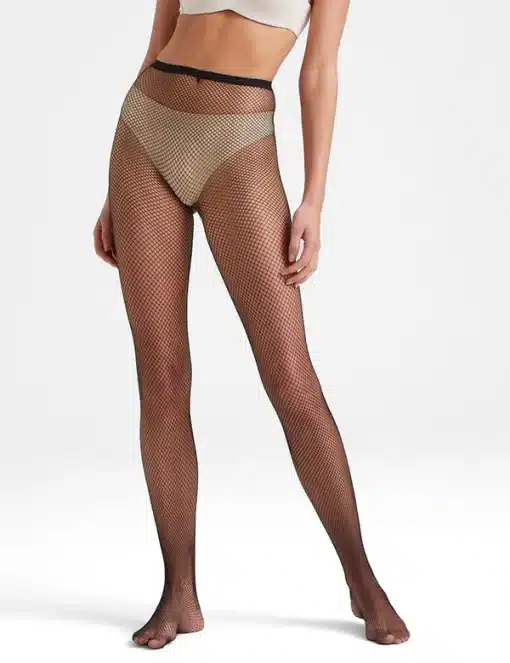 Ambra Fishnet Tights - Black