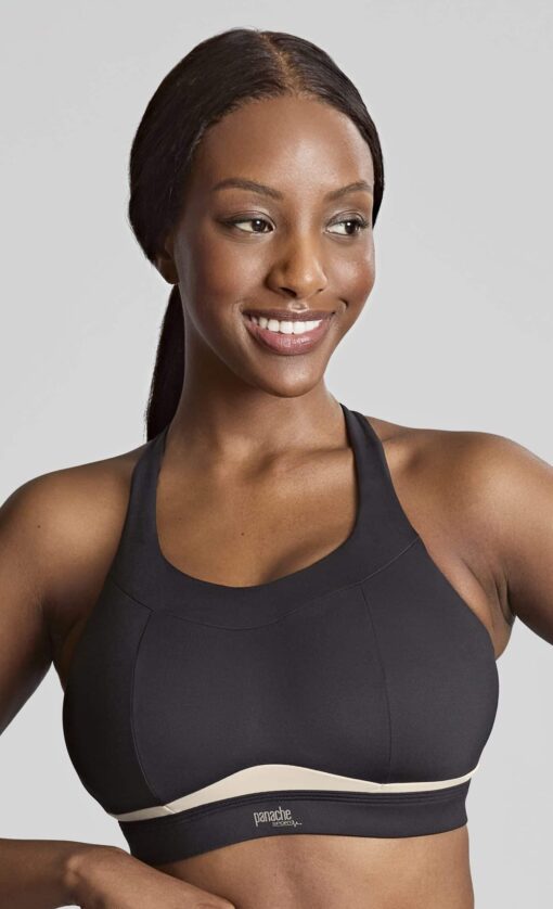 Panache Freedom Non Wired Sports - Black/Chalk - Image 2
