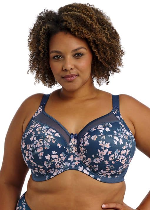 Goddess Kayla UW Bra - Teal Blossom