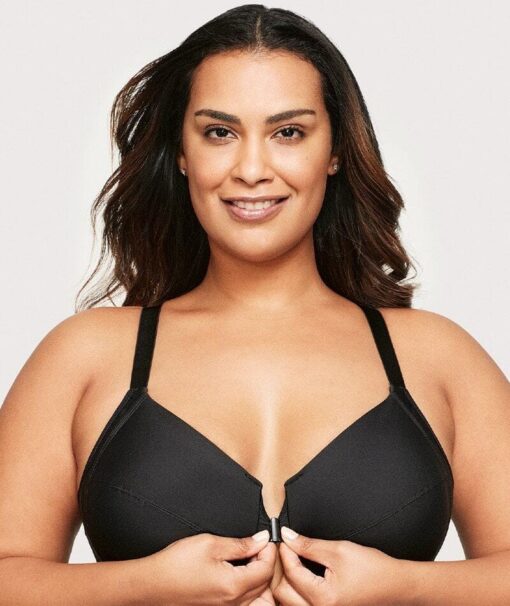 Glamorise Front Closure Smoothing WonderWire Bra - Image 4