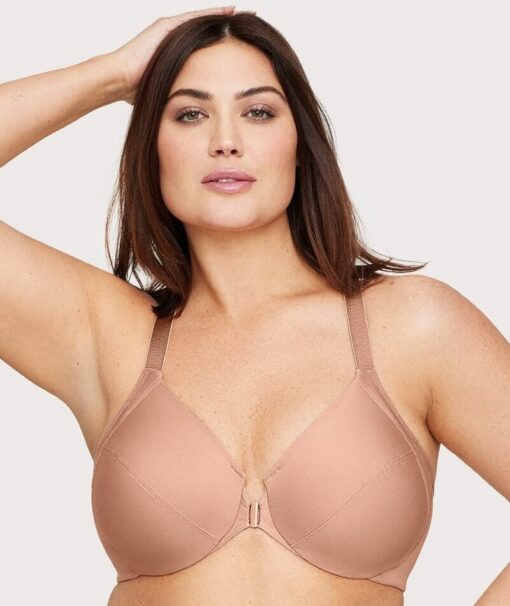 Glamorise Front Closure Smoothing WonderWire Bra - Image 5