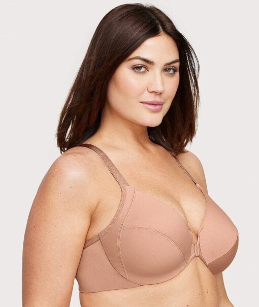 Glamorise Front Closure Smoothing WonderWire Bra