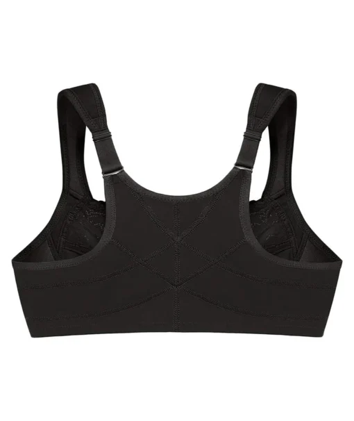 Glamorise Front Closure Posture Back WonderWire Lace UW Bra - Image 9